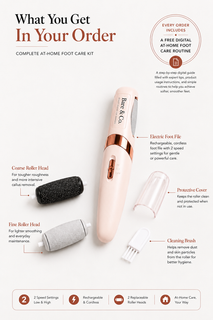 Bare & Co. Electric Foot File