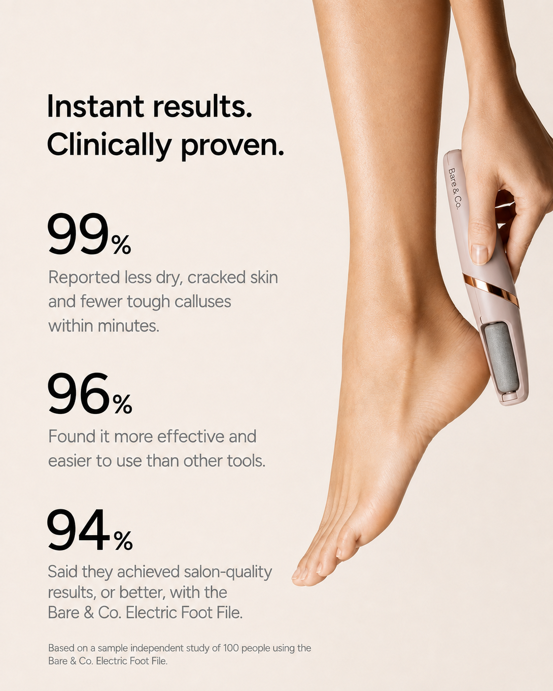 Bare & Co. Electric Foot File