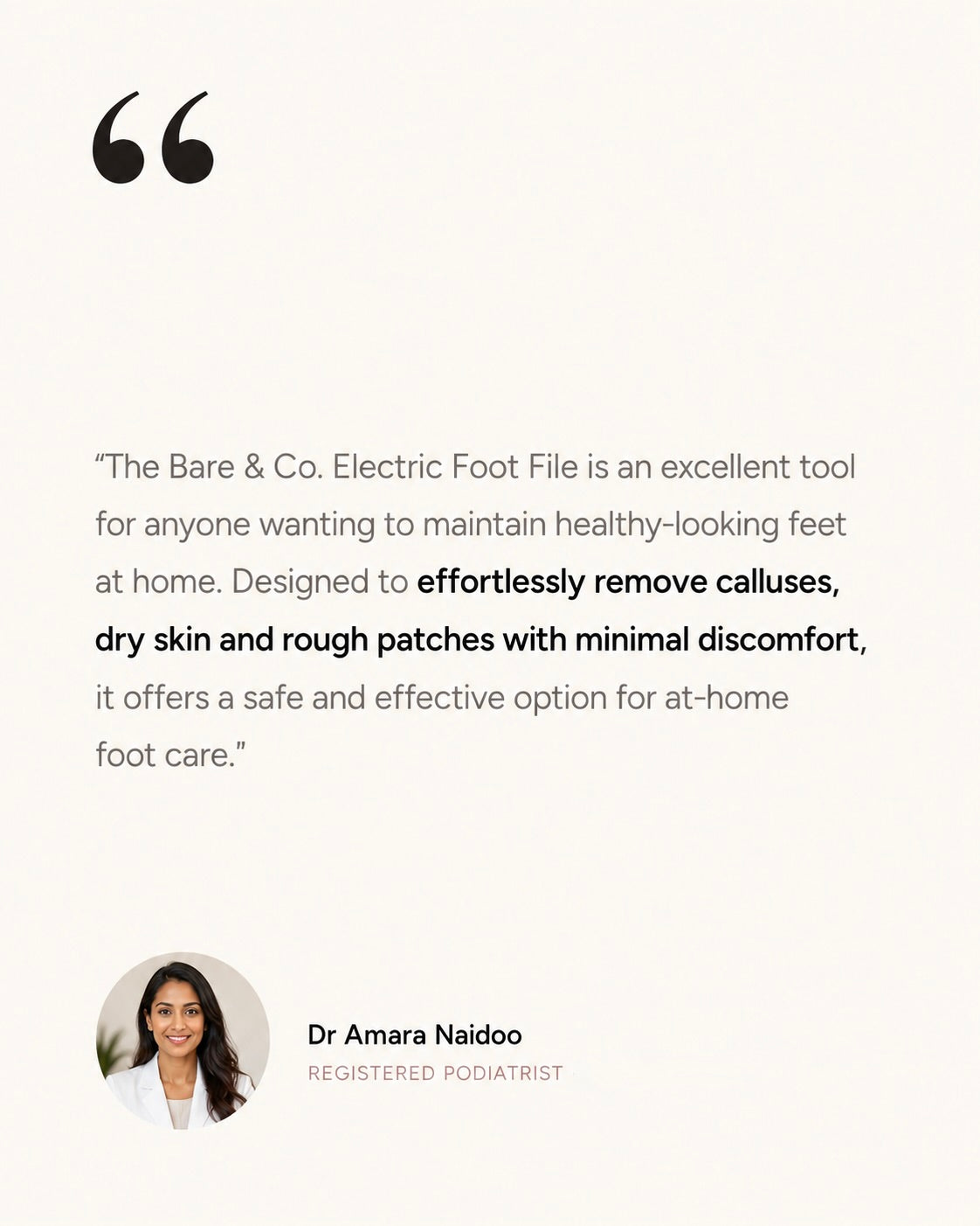Bare & Co. Electric Foot File